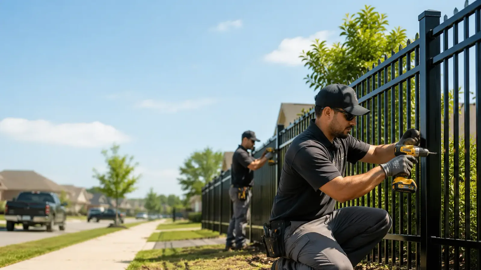 Metal Fence Installation in Mascoutah, IL